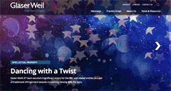 Desktop Screenshot of glaserweil.com